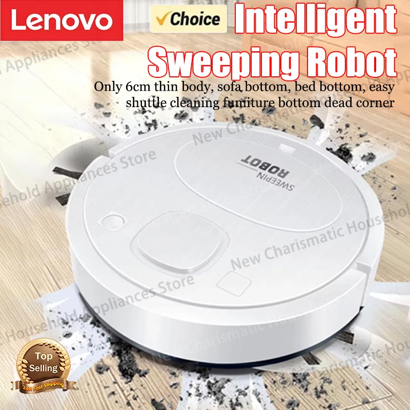 Small Appliances - レノボ新しいインテリジェント掃除ロボット怠惰な家庭用掃除機USB自動掃除機小型家電製品