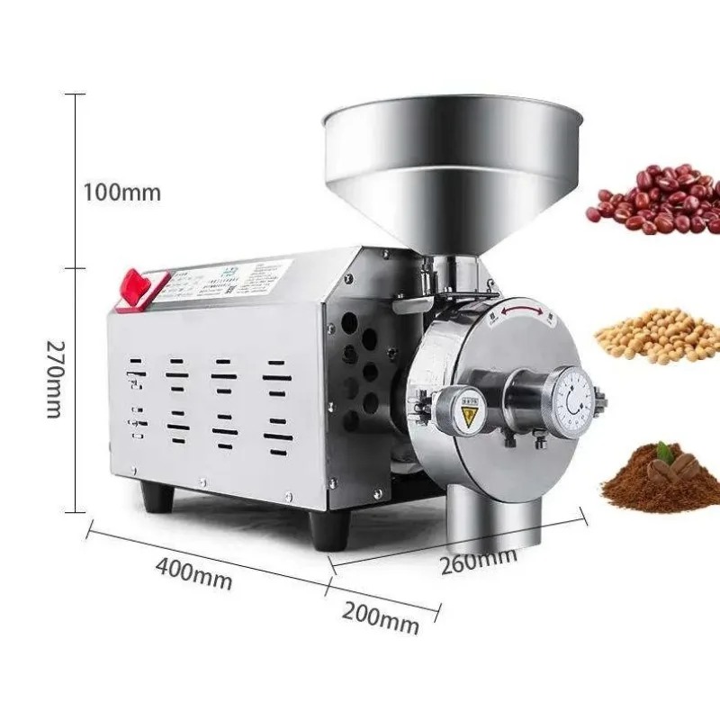 業務用電動穀物粉砕機 2500W ステンレス製超微粉砕機 ト - Coffee Bean Grinder Electric のレビューと価格
