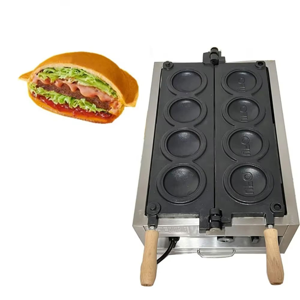 HomeWise 電気 4 個 UFO バーガーメーカーマシ - Mini Waffle Maker Machine のレビューと価格