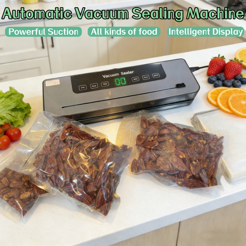 2026年式 6-in-1 自動電動真空シーラー 乾湿両用食 - Food Vacuum Sealer Machine のレビューと価格