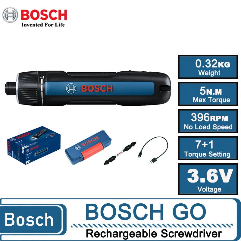 ボッシュGO 3コードレス電動ドライバー、3.6Vリチウムバ - Home Appliances のレビューと価格